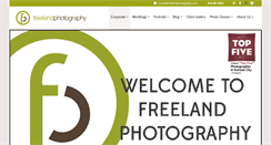 Desktop Screenshot of freelandphotography.com